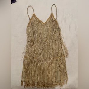 Gold Flapper Dress